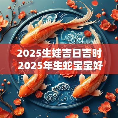 2025生娃吉日吉时 2025年生蛇宝宝好不好