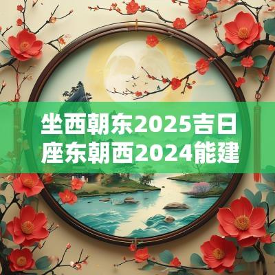 坐西朝东2025吉日 座东朝西2025能建房吗
