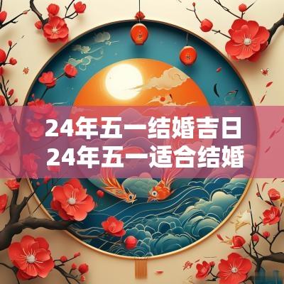 24年五一结婚吉日 24年五一适合结婚的日子