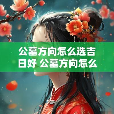 公墓方向怎么选吉日好 公墓方向怎么选吉日好点
