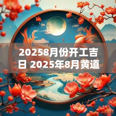20258月份开工吉日 2025年8月黄道吉日
