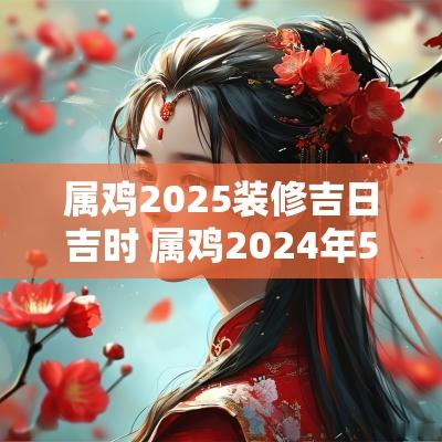 属鸡2025装修吉日吉时 属鸡2025年5月搬家入宅黄道吉日