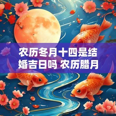 农历冬月十四是结婚吉日吗 农历腊月十四是黄道吉日吗