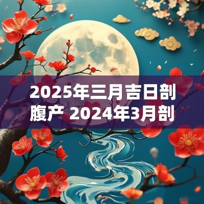 2025年三月吉日剖腹产 2025年3月剖腹产吉日生孩子好