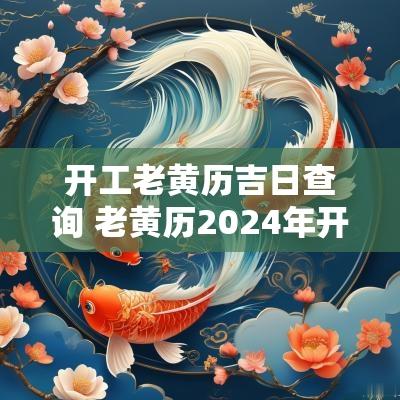 开工老黄历吉日查询 老黄历2025年开工黄道吉日查询