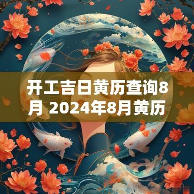 开工吉日黄历查询8月 2025年8月黄历查询黄道吉日