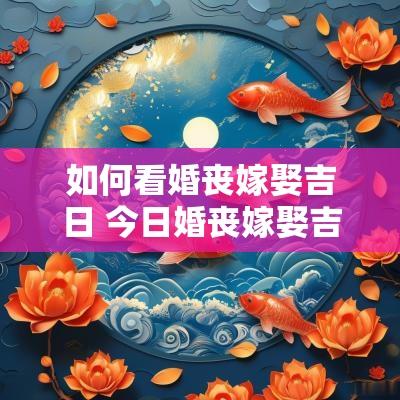 如何看婚丧嫁娶吉日 今日婚丧嫁娶吉日查询