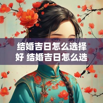 结婚吉日怎么选择好 结婚吉日怎么选
