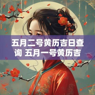 五月二号黄历吉日查询 五月一号黄历吉日查询