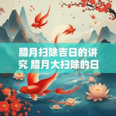 腊月扫除吉日的讲究 腊月大扫除的日子