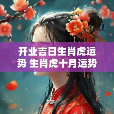 开业吉日生肖虎运势 生肖虎十月运势如何