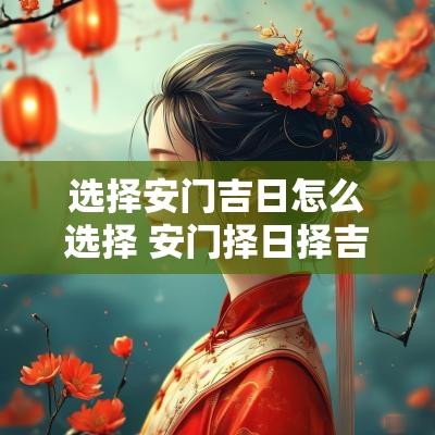 选择安门吉日怎么选择 安门择日择吉方法步骤
