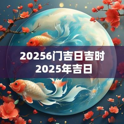 20256门吉日吉时 2025年吉日