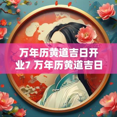 万年历黄道吉日开业7 万年历黄道吉日乔迁新居