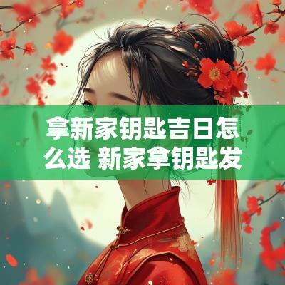 拿新家钥匙吉日怎么选 新家拿钥匙发的说说