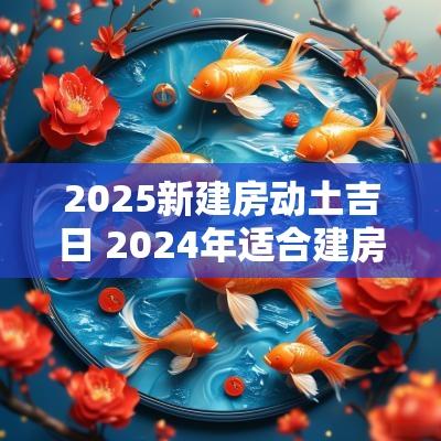2025新建房动土吉日 2025年适合建房动土的日子