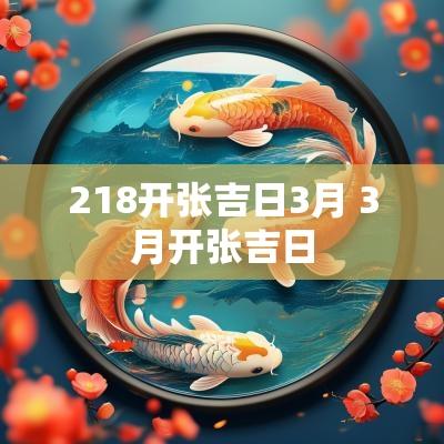 218开张吉日3月 3月开张吉日