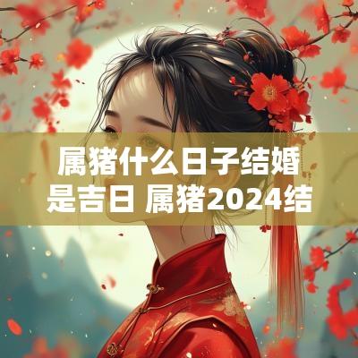属猪什么日子结婚是吉日 属猪2025结婚最好日子