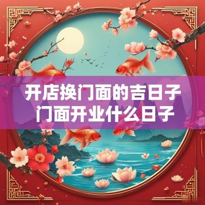 开店换门面的吉日子 门面开业什么日子最好