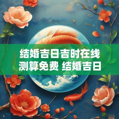 结婚吉日吉时在线测算免费 结婚吉日测算免费