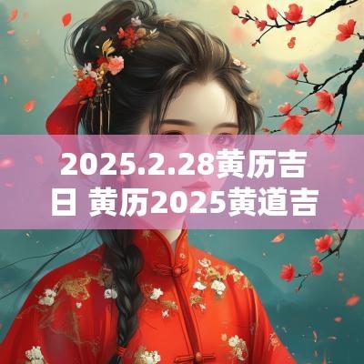 2025.2.28黄历吉日 黄历2025黄道吉日