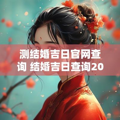 测结婚吉日官网查询 结婚吉日查询2025年