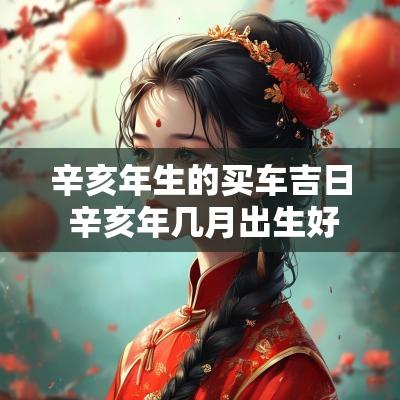 辛亥年生的买车吉日 辛亥年几月出生好