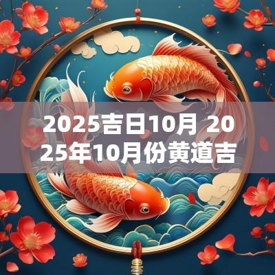 2025吉日10月 2025年10月份黄道吉日有哪几天