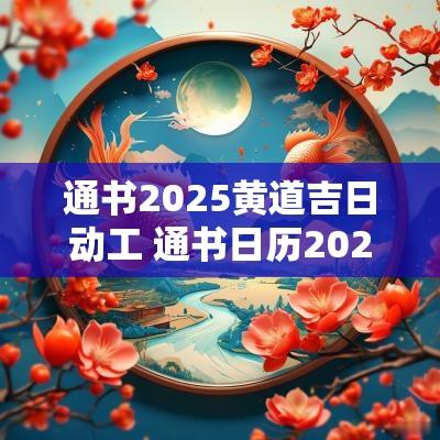 通书2025黄道吉日动工 通书日历2025