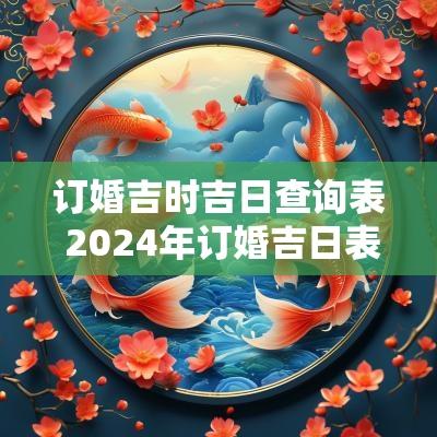订婚吉时吉日查询表 2025年订婚吉日表