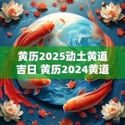 黄历2025动土黄道吉日 黄历2025黄道吉日查询动土