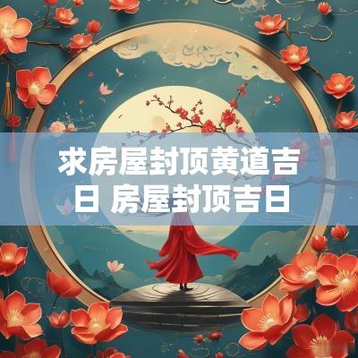 求房屋封顶黄道吉日 房屋封顶吉日