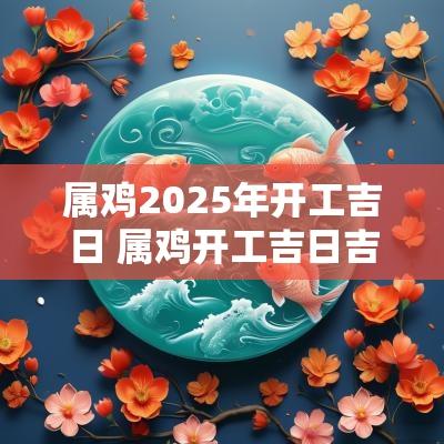 属鸡2025年开工吉日 属鸡开工吉日吉时