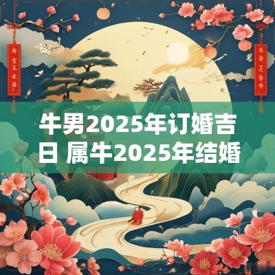 牛男2025年订婚吉日 属牛2025年结婚黄道吉日