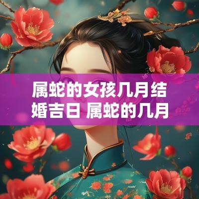 属蛇的女孩几月结婚吉日 属蛇的几月结婚最合适