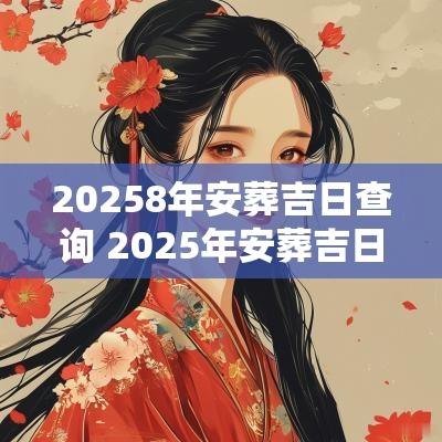20258年安葬吉日查询 2025年安葬吉日一览表