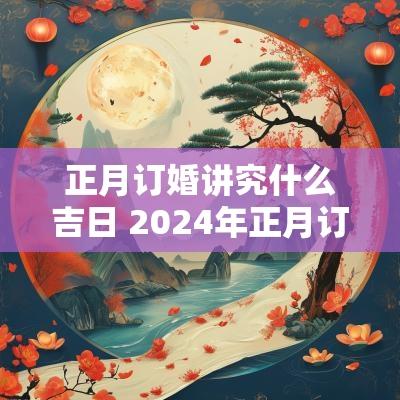 正月订婚讲究什么吉日 2025年正月订婚吉日