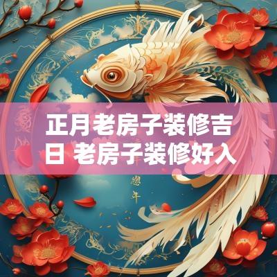 正月老房子装修吉日 老房子装修好入住看吉日吗