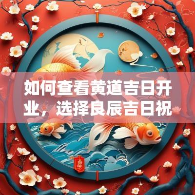 如何查看黄道吉日开业，选择良辰吉日祝好运