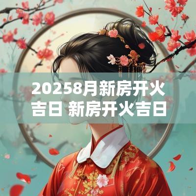 20258月新房开火吉日 新房开火吉日查询2025年
