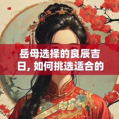 岳母选择的良辰吉日, 如何挑选适合的日子