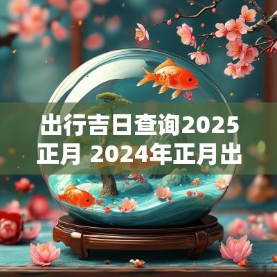 出行吉日查询2025正月 2025年正月出行黄道吉日查询