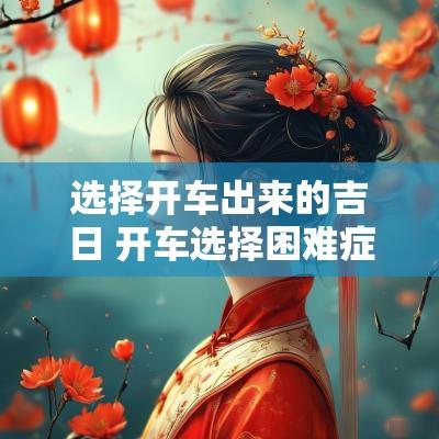 选择开车出来的吉日 开车选择困难症
