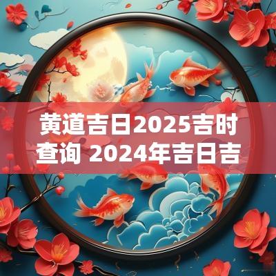 黄道吉日2025吉时查询 2025年吉日吉时老黄历查询