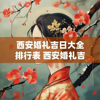 西安婚礼吉日大全排行表 西安婚礼吉日大全排行表图片
