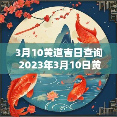 3月10黄道吉日查询 2025年3月10日黄道吉日查询时辰
