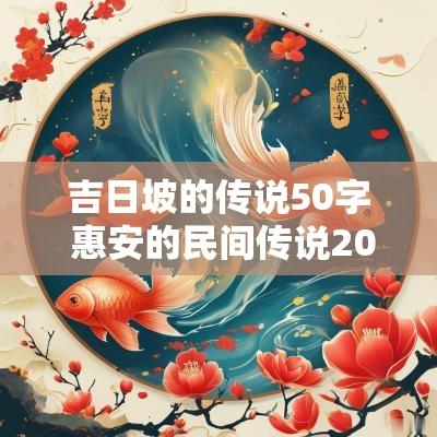 吉日坡的传说50字 惠安的民间传说20字
