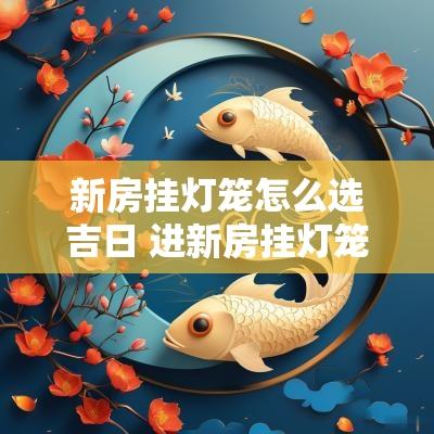 新房挂灯笼怎么选吉日 进新房挂灯笼有什么讲究