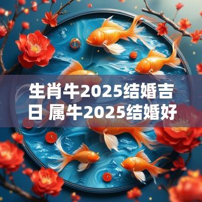 生肖牛2025结婚吉日 属牛2025结婚好不好