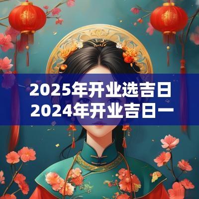 2025年开业选吉日 2025年开业吉日一览表